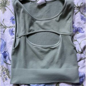 Green Nikibiki open front top